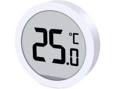 Thermomètre intérieur électronique rond