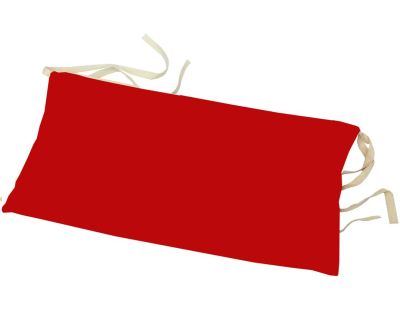 Coussin de tête en coton pour chilienne Elvas (Rouge)