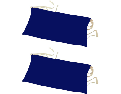 Coussin de tête en coton pour chilienne Elvas (Bleu)