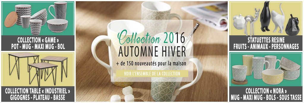 Collection 2016 Automne Hiver : evenenement shopping sur Jardindeco.com