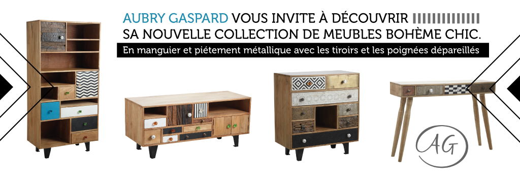 Collection meubles Bohème chic : evenenement shopping sur Jardindeco.com