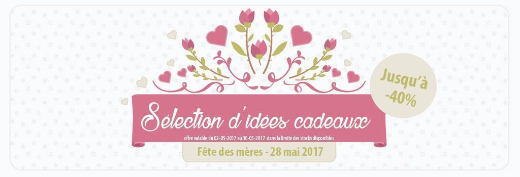 Selection d'idees cadeaux pour celebrer les mamans : evenenement shopping sur Jardindeco.com