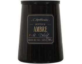 Bougie parfumée Alchimiste 16 cm (Senteur ambre)