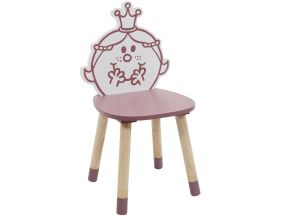 Chaise en bois pour enfant Monsieur madame (Madame princesse)