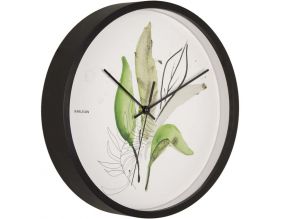 Horloge ronde  Botanical 26 cm (Feuilles)