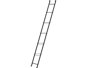 Support à plantes en acier Ladder (Noir)