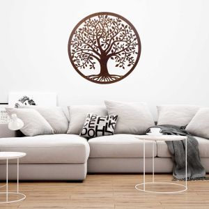 Décoration murale arbre de vie en métal 80 cm
