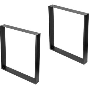 Pieds rectangulaires pour table Square (Noir)