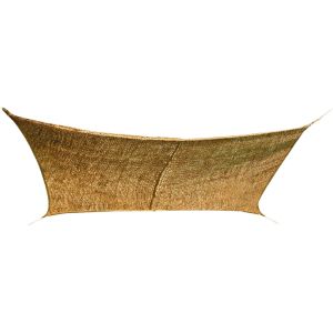 Voile d'ombrage rectangulaire en fibre de coco (4 x 3 m)