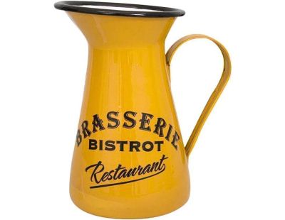 Broc en métal coloré Brasserie-Bistrot (Jaune)
