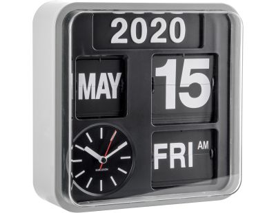 Horloge en plastique Mini Flip 24.5 cm (Chrome)