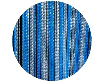 Rideau de porte en PVC bleu Rimini (90x210 cm)