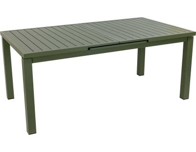 Table en aluminium extensible 8 à 10 personnes Santorin (Kaki)