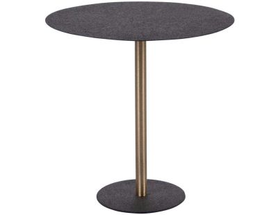 Table d'appoint en métal Dex 40 cm (Noir)