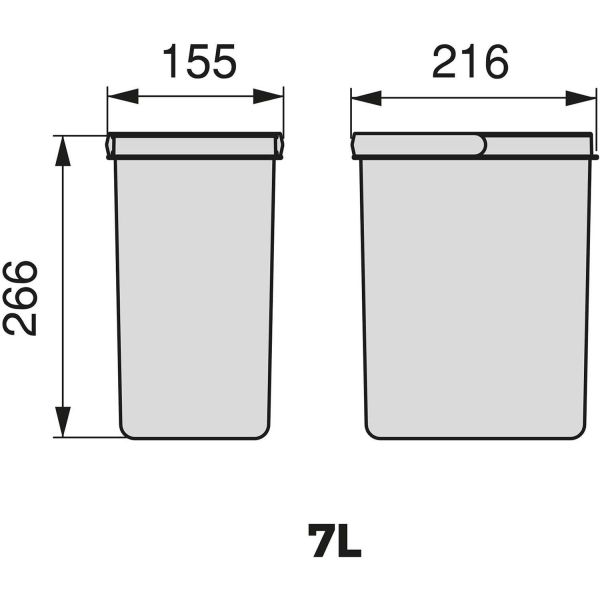 Bacs de tri pour tiroir de cuisine Recycle - 36,90
