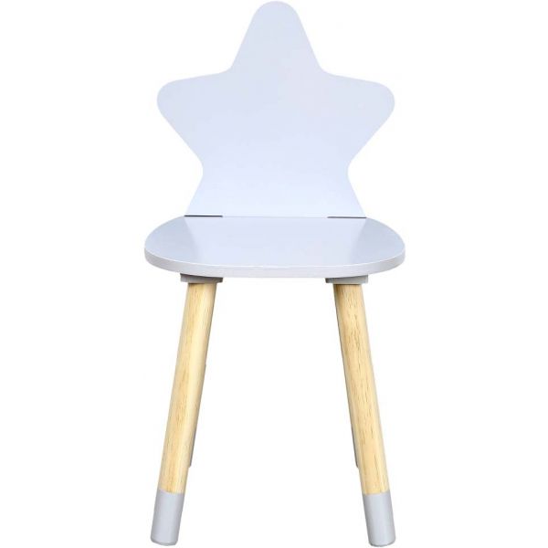 Chaise enfant en bois étoile - CMP-2750