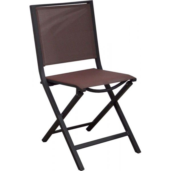 Chaise pliante en aluminium Ida (Lot de 2) - PRL-1251
