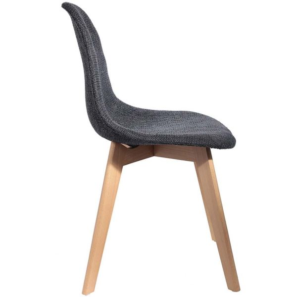 Chaise scandinave assise grosse maille - 5