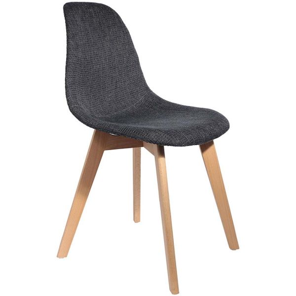Chaise scandinave assise grosse maille