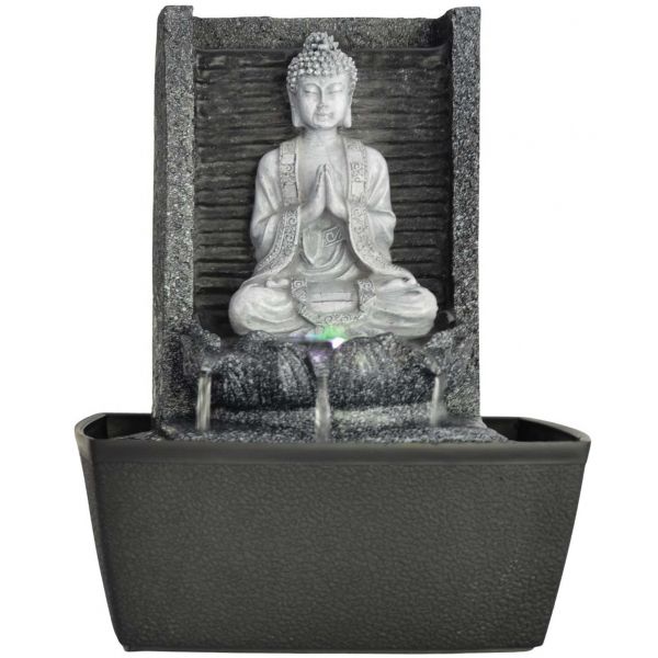 Fontaine Bouddha en méditation Nirvana