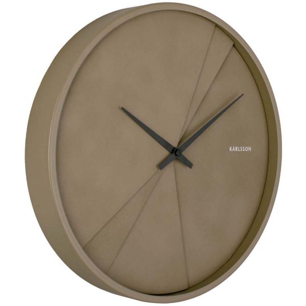 Horloge ronde en bois Lines 30 cm