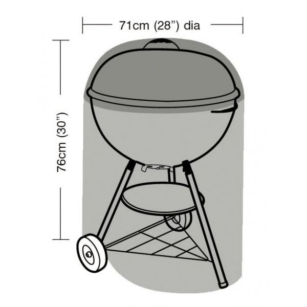 Housse de protection barbecue rond 71 cm - GAA-0115