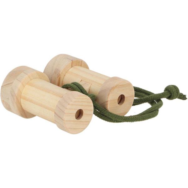 Jumelles pour enfants en bois de pin - 9,90