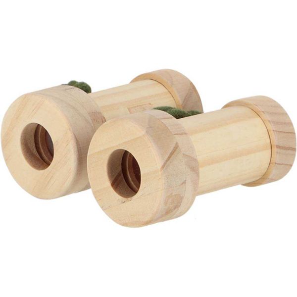 Jumelles pour enfants en bois de pin - 7