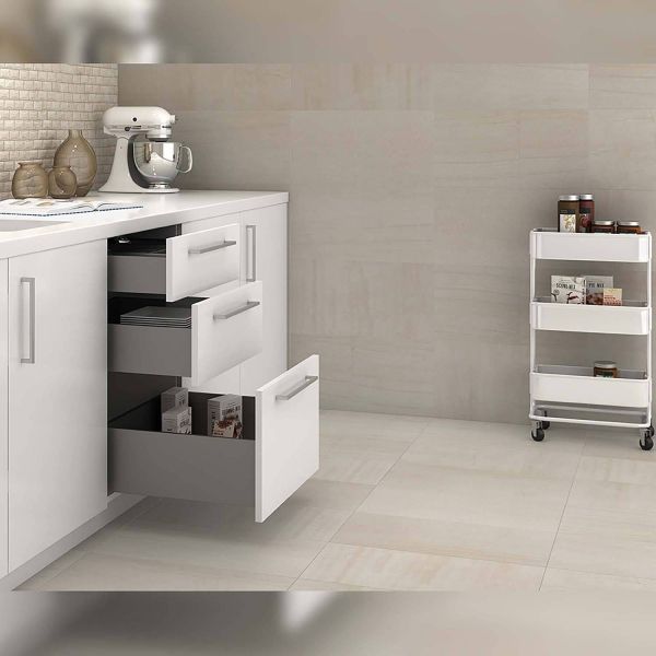 Kit tiroir anthracite meuble cuisine et salle de bain Concept - EMU-0160