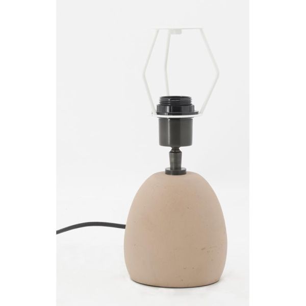 Lampe en argile taupe - AUB-5951
