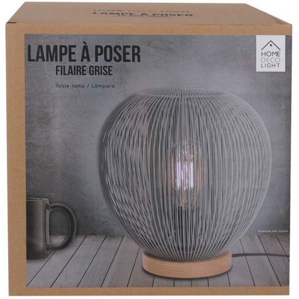 Lampe boule filaire à poser 26 cm - THE HOME DECO LIGHT