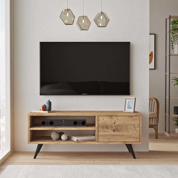 Meuble TV en aggloméré Wood - HANAH HOME
