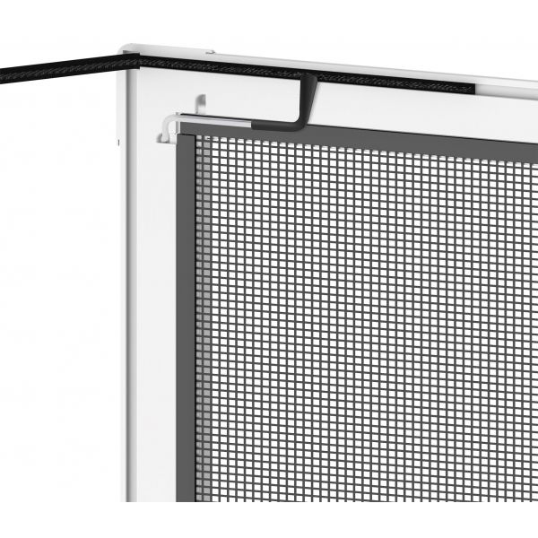 Moustiquaire cadre aluminium sans perçage 120 x 140 cm - EAS-0146