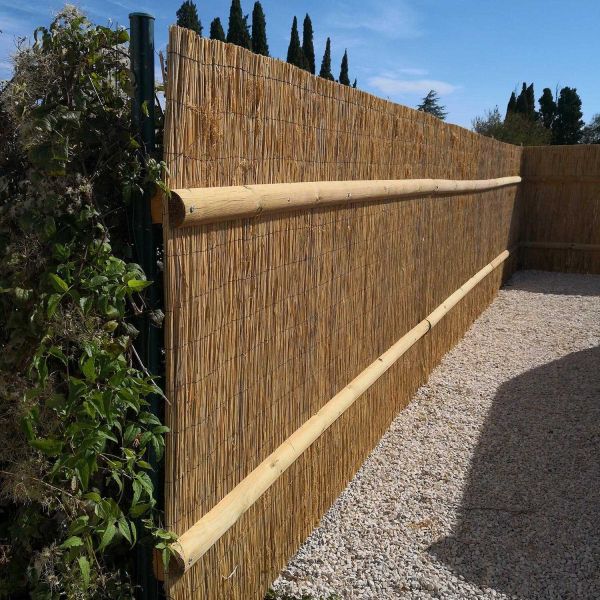 Paillasson en roseau pour clôture 1.5 x 4 m - SODIPA
