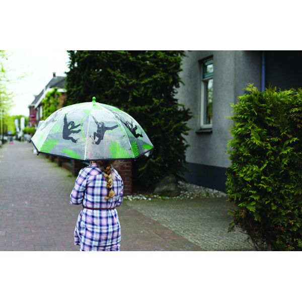 Parapluie transparent singe pour enfant - ESSCHERT DESIGN