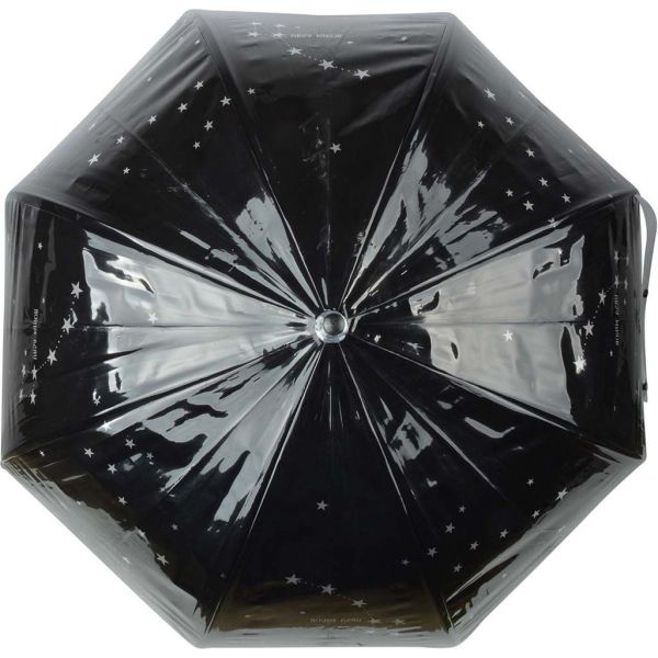 Parapluie transparent noir - 8,90