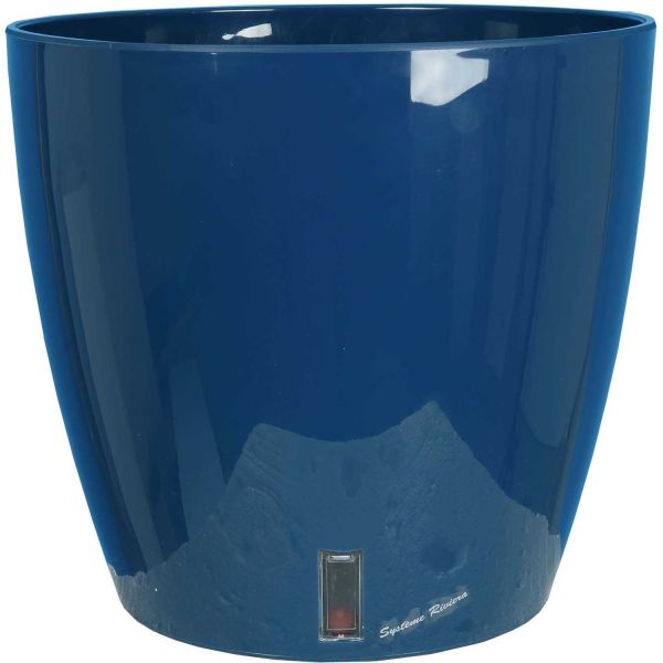 Pot en plastique rond avec réserve d'eau 30 cm Eva