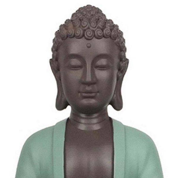 Statue Bodhi avec plateau vide poche en polyrésine - ZEN ARôME