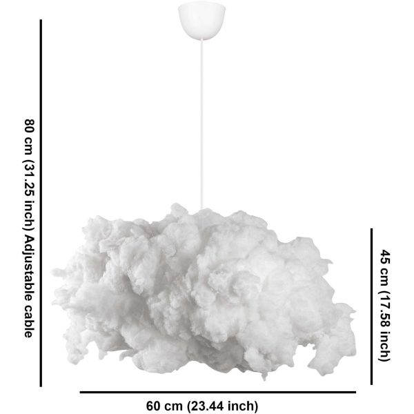 Suspension nuage en coton - ASI-0854