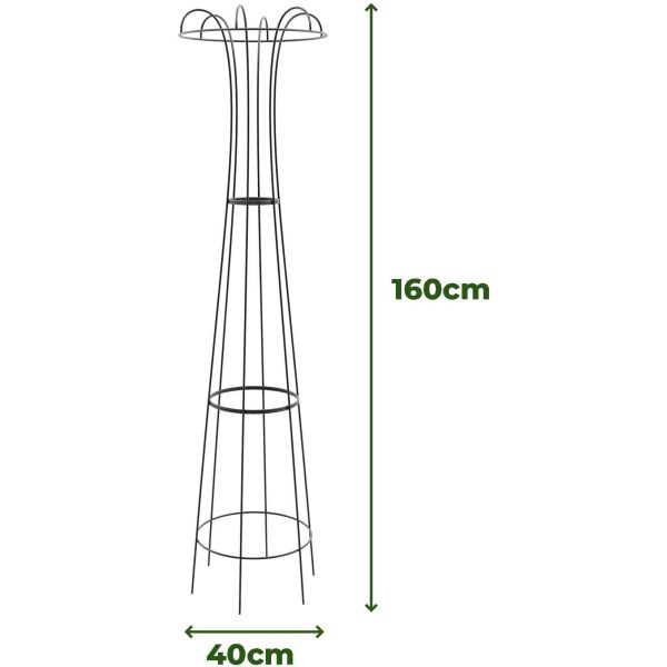 Treilli en acier 40 x 160 cm Obelisk - KOM-0165