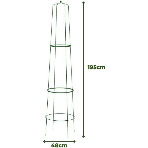 Treilli en acier 48 x 195 cm Tower - KOM-0110