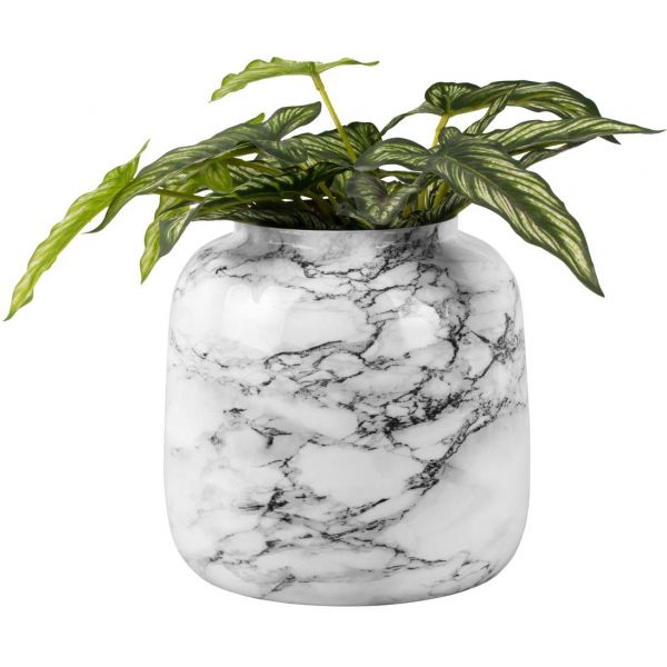 Vase effet marbre Marble sphere 13.5 x 12.5 cm - PRE-1155