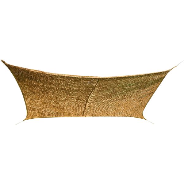 Voile d'ombrage rectangulaire en fibre de coco