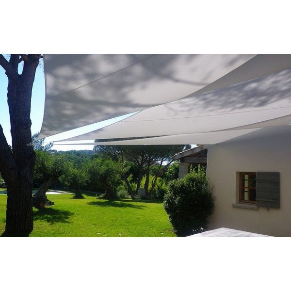 Voile d'ombrage triangle 3 x 3 x 3m - 5