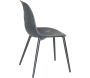 Chaise en aluminium et assise en résine Malte (Lot de 2) - MOR-0179