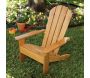 Chaise de jardin enfant en bois Adirondack - 84,08