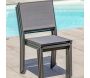Chaise de jardin empilable en aluminium et textilène Tolede (Lot de 2) - 139