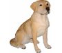 Labrador assis en résine 54 cm
