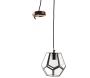 Lampe suspension laiton et verre - AUBRY GASPARD