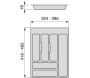 Range-couvert pour tiroir Optima Universal - EMU-0229